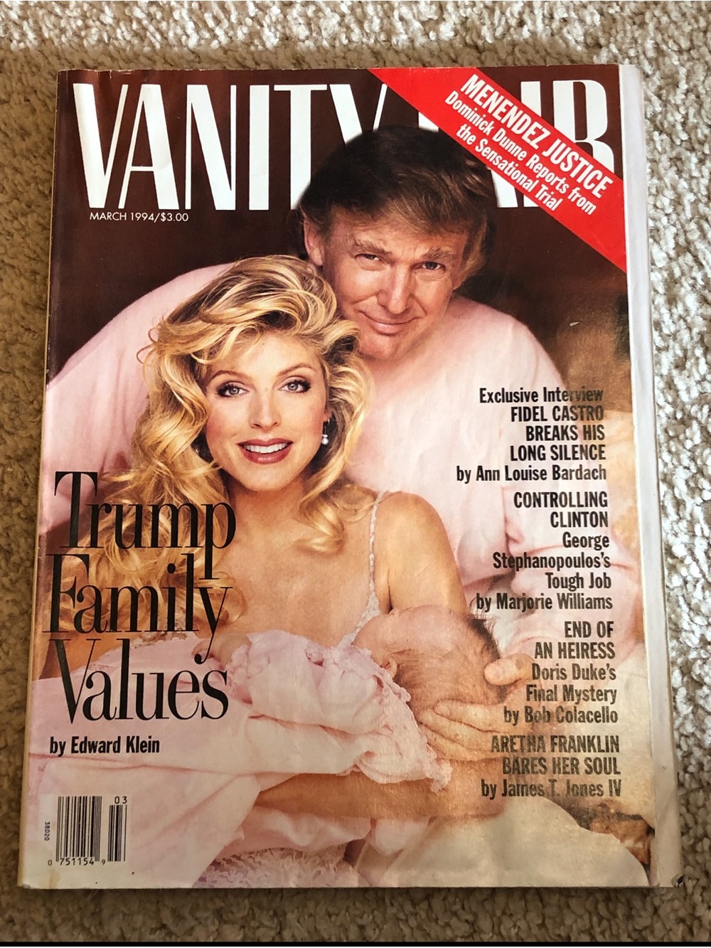 Vanity Fair Magazine Cover Featuring Pink Slip Dress by Vanity Fair